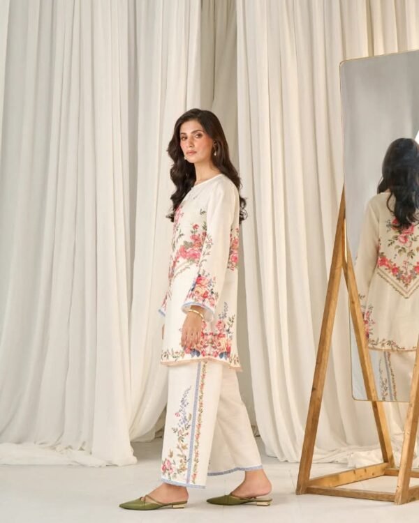 Floral Digital Print 2-Piece Outfit - Image 3
