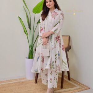 Mul Cotton Aline Kurta Set