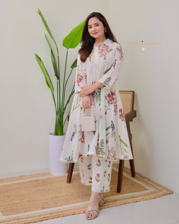 Mul Cotton Aline Kurta Set